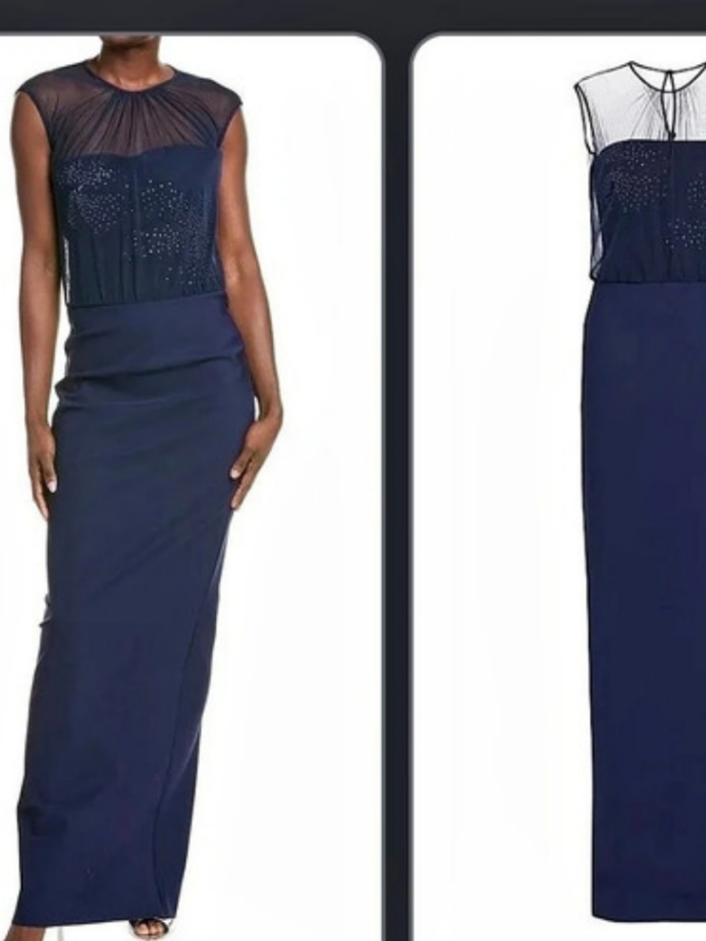 Chiara Boni La Petite Robe Gracie Gown Maxi in Blue